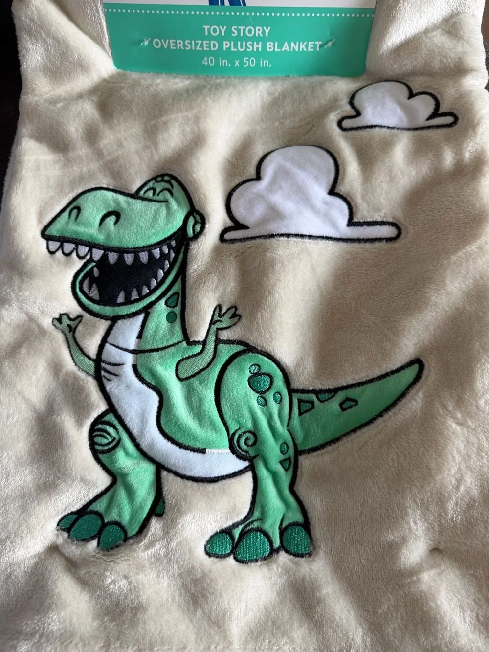 Toy Story Oversized Plush Blanket with Rex Dinosaur
